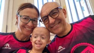 Alexandra, la única niña de España con el síndrome que acelera el envejecimiento