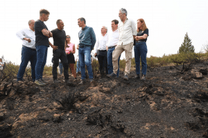 Interior coordina medios para la extinción de incendios procedentes de ocho comunidades