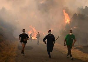 España recibe la ayuda europea en su quinto día de incendios