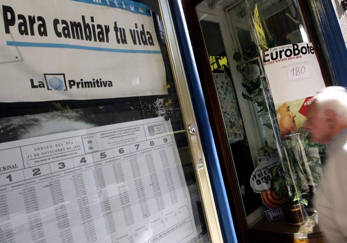 Dos afortunados en el sorteo de La Primitiva de este sábado se reparten más de un millón de euros
