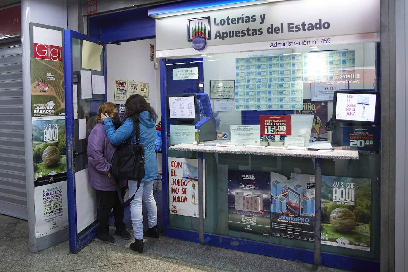 Un acertante del sorteo de Bonoloto gana más de 170.000 euros este viernes