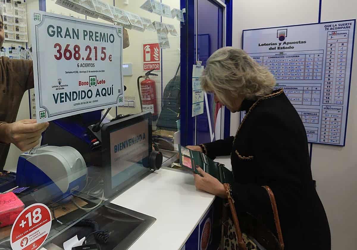 Dos agraciados en el sorteo de la Bonoloto ganan más de 77.000 euros este miércoles