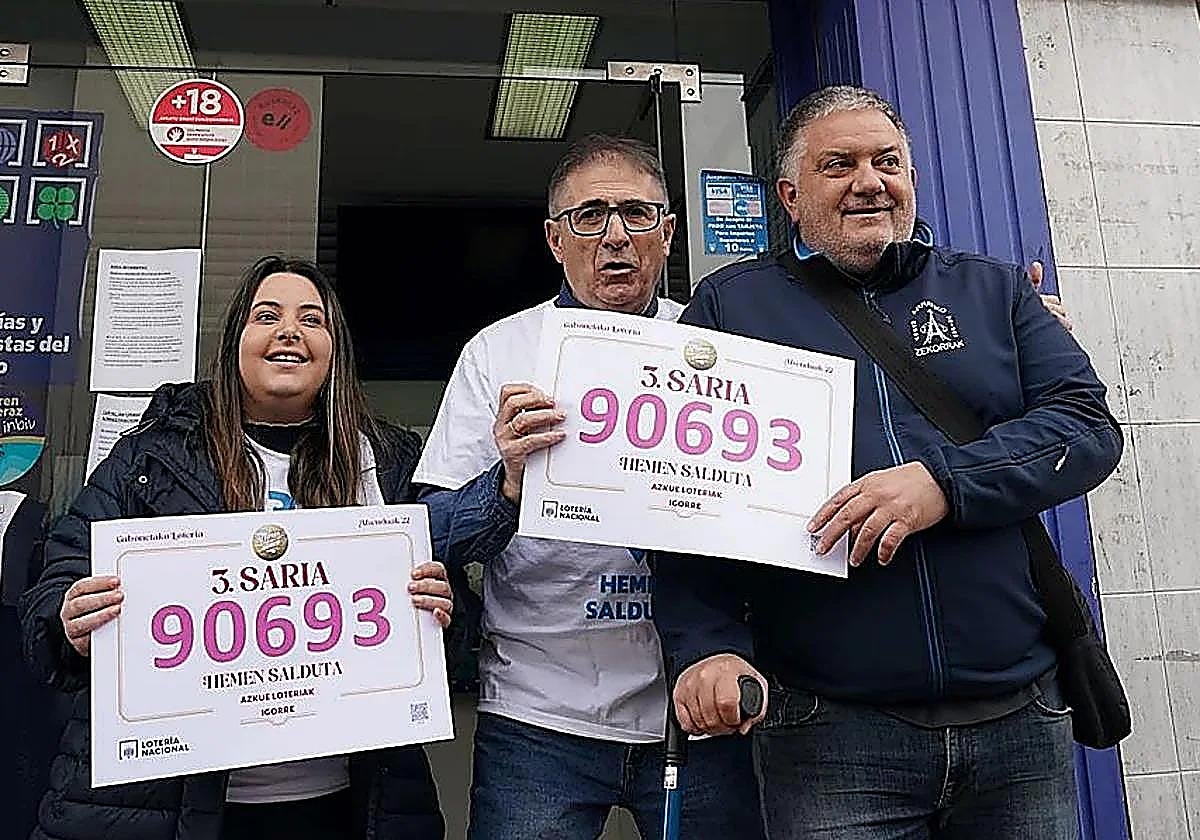 En libertad el presidente del club de rugby de Igorre que fue detenido por la estafa de la lotería de Navidad