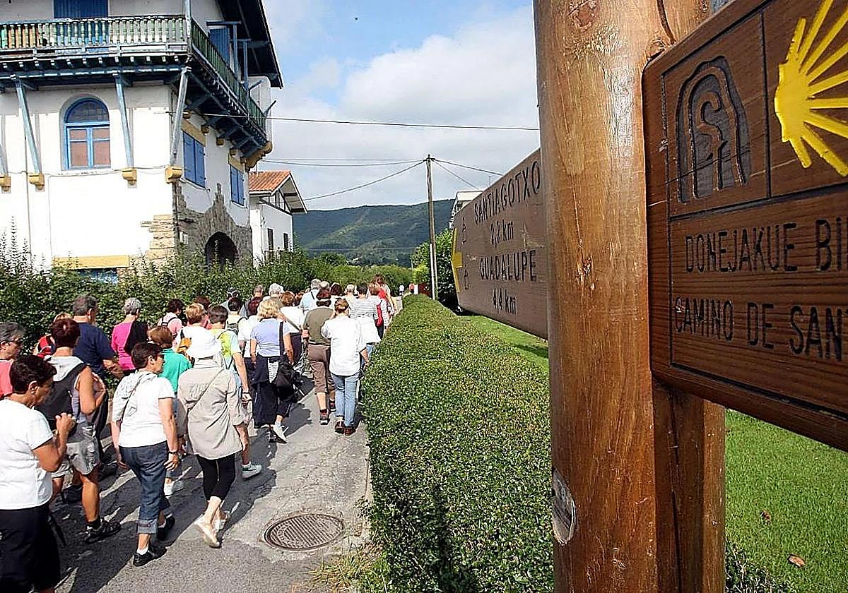 Detenido por abusar de siete peregrinas en el Camino de Santiago en Guipúzcoa