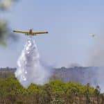 Sanz confirma «avances» en el incendio de Niebla (Huelva) aunque con «incertidumbre» ante otro cambio de viento
