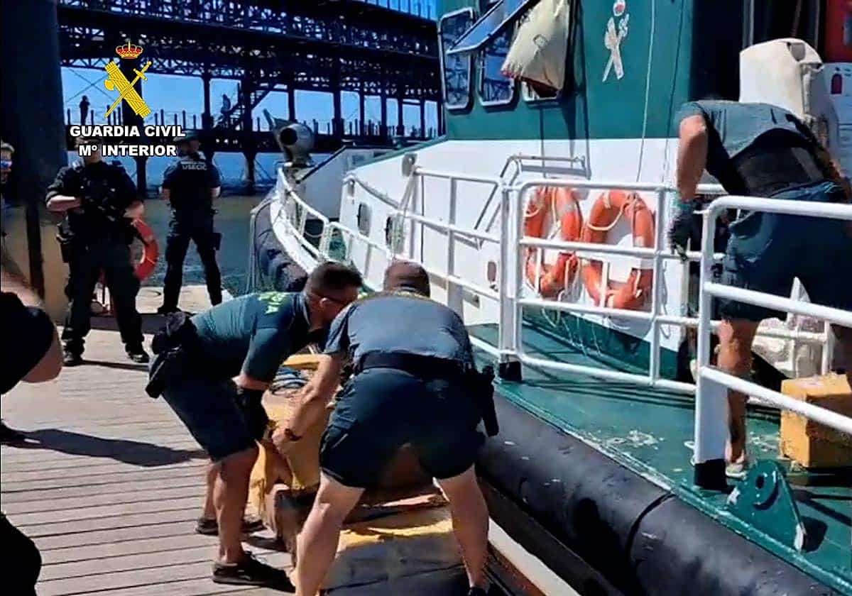 La Guardia Civil interviene más de 800 kilos de cocaína en Huelva