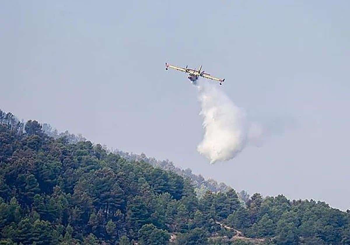 El incendio forestal de Tuéjar tiene «origen humano» y logran estabilizarlo tras calcinar 835 hectáreas